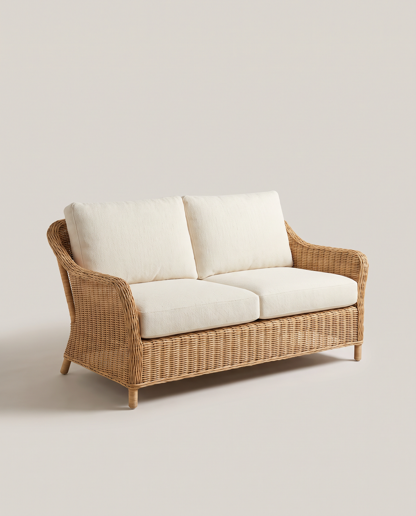 Aldershot Rattan Accent Set - side profile detail shot