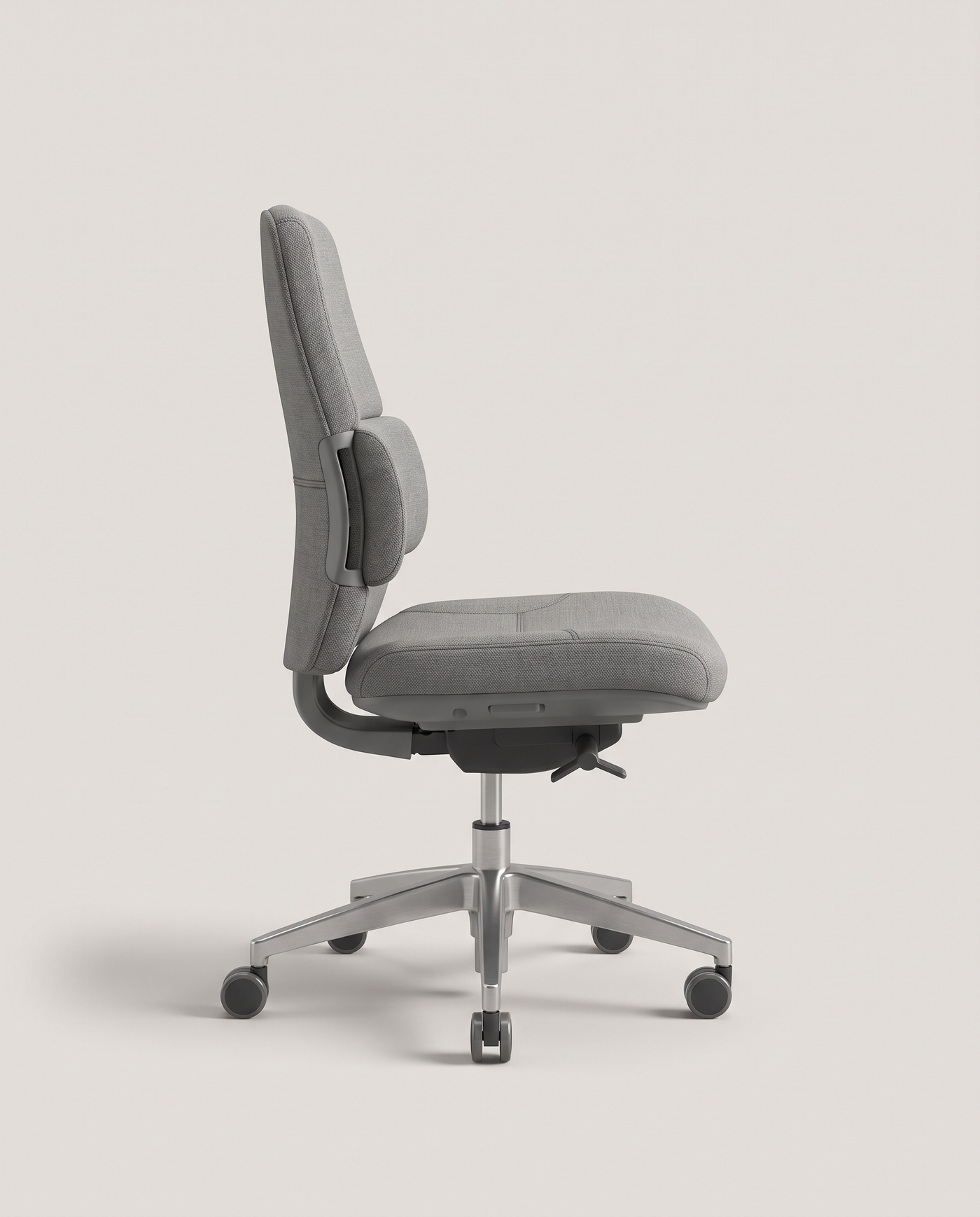 Sterling Lumbar-Support Chair - side profile detail shot