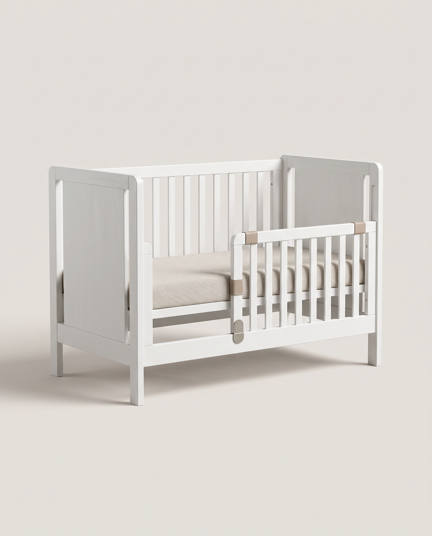 Willowbrook Convertible Cot - front three-quarter hero shot