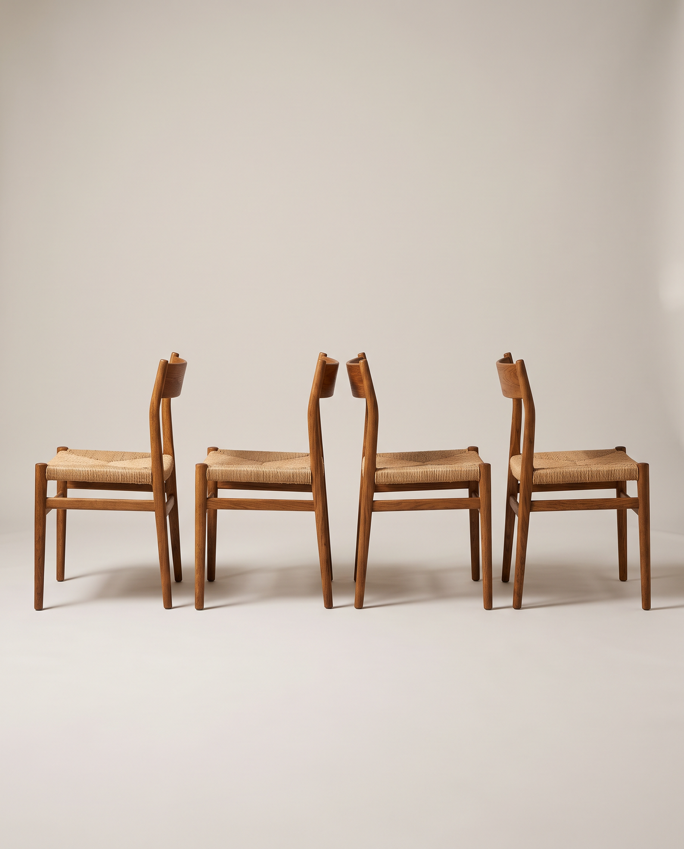 Bellerose Dining Chair Set of 4 - side profile detail shot