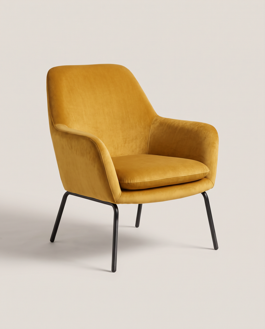 Calder Velvet Accent Chair